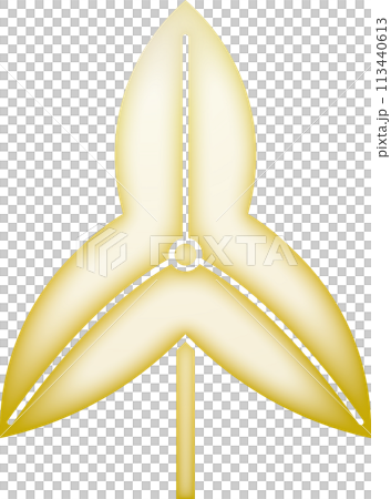 Family crest: One-leaf iris [gold] 113440613