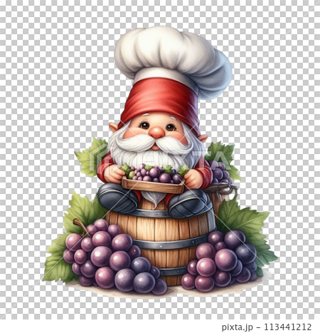 gnome holding grapes clipart watercolor gnome holding grapes clipart watercolor 113441212
