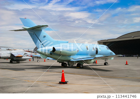 展示される航空自衛隊の救難捜索機 U-125A 展示される航空自衛隊の救難捜索機 U-125A 113441746