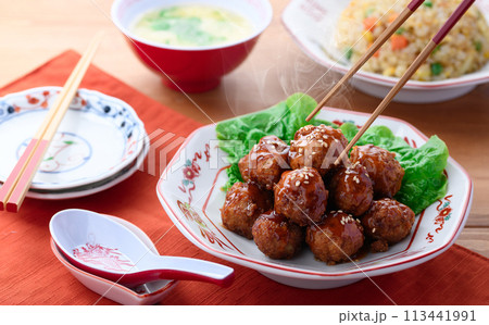 中華風 肉だんご 113441991