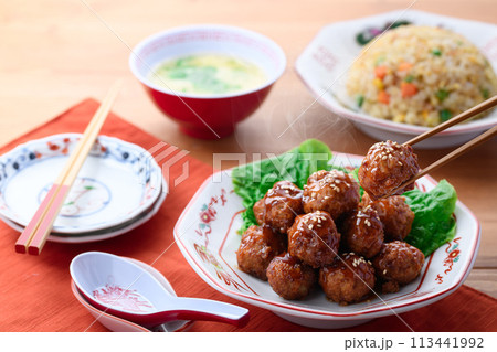 中華風 肉だんご 中華風 肉だんご 113441992