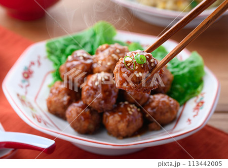 中華風 肉だんご 中華風 肉だんご 113442005