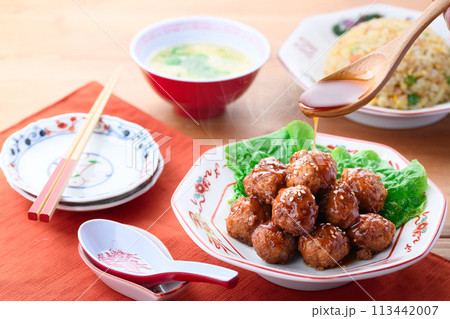 中華風 肉だんご 中華風 肉だんご 113442007