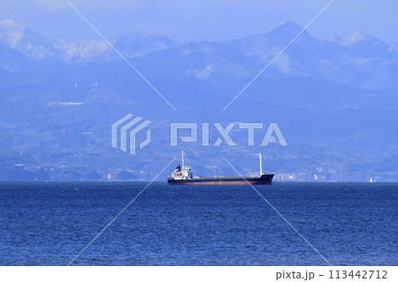 荒尾市　有明海　海岸風景、　 113442712