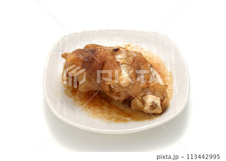 豚足・豚足料理・豚足の皿盛り 113442995