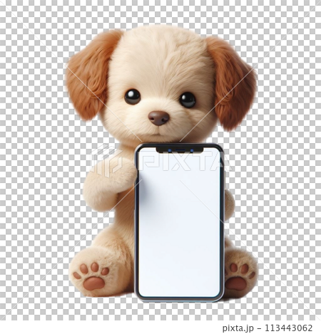 Screen Mockup Phone 3D render illustration Screen Mockup Phone 3D render illustration 113443062