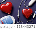 cardiovascular health care medicals background blood pressure measurements 113443271