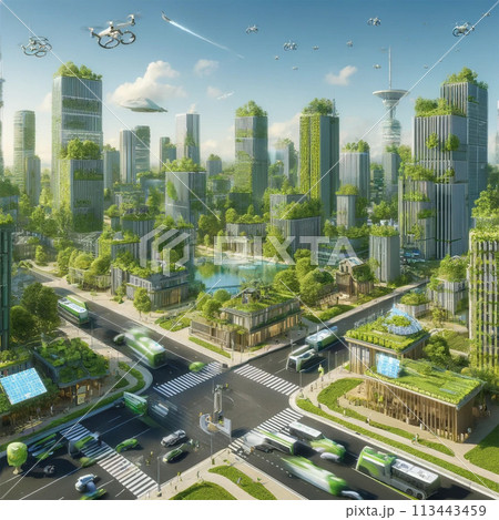 "Futuristic Greenery" / 未来の緑 113443459