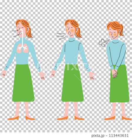 Deep breath_woman Deep breath_woman 113443631