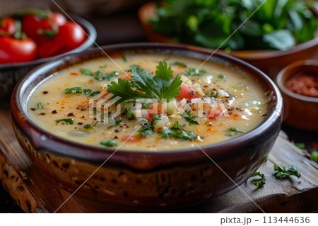 Food photography, menu shot, sopa de lima Food photography, menu shot, sopa de lima 113444636