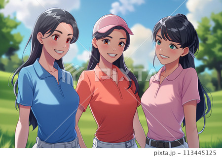 ゴルフ女子 ゴルフ女子 113445125