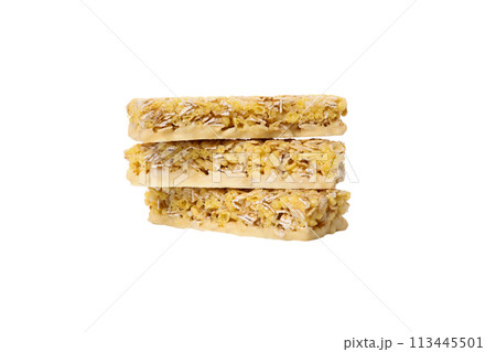 PNG,Granola Bars, isolated on white background 113445501