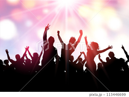 Party crowd background Party crowd background 113446699