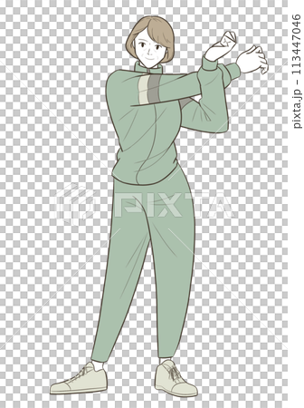 中年婦女伸展 113447046