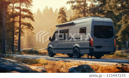 Modern Camper Van Modern Camper Van 113447235