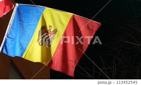 モルドバの国旗 113452545