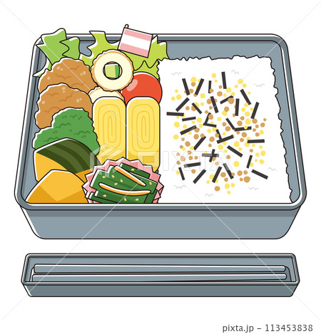 ボリューム満点のお弁当 ボリューム満点のお弁当 113453838