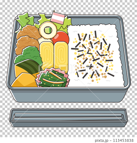ボリューム満点のお弁当 ボリューム満点のお弁当 113453838