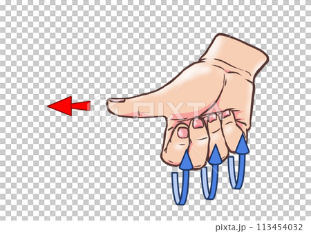 Ampere's right hand rule_no text 113454032