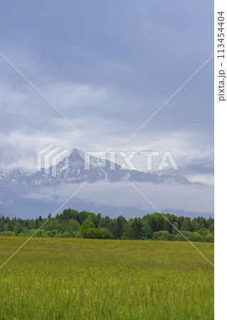 High Tatras with Krivan peak in spring time, Slovakia High Tatras with Krivan peak in spring time, Slovakia 113454404