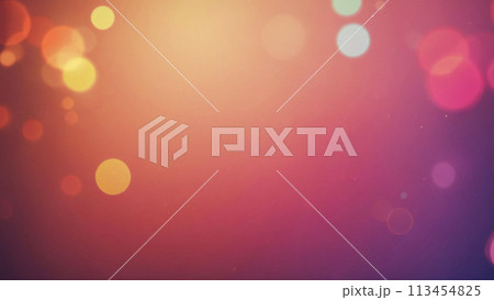 Abstract bokeh background of colorful glowing lights in soft focus in bright sunlight 113454825