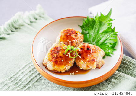 つくね団子のあんかけ 113454849