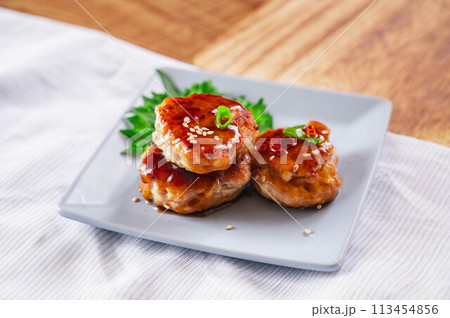 焼きつくねのあんかけ 113454856
