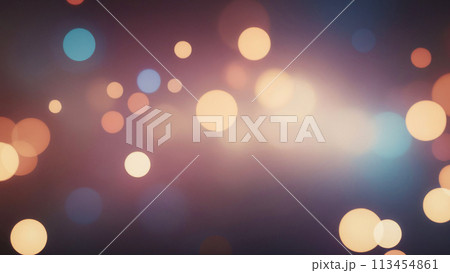 Abstract bokeh background of colorful glowing lights in soft focus in bright sunlight Abstract bokeh background of colorful glowing lights in soft focus in bright sunlight 113454861