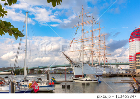 Aerial sunset view of Gothenburg, Sweden 113455847