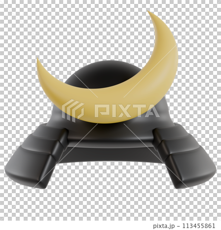 伊達正宗頭盔 3D 插圖 113455861