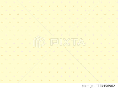 草原のイメージのシームレスなパターン（黄色） 113456962