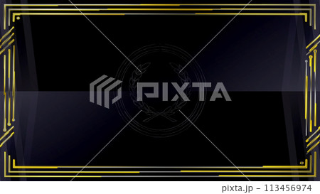 賞状 certificate award 表彰状 celebration 背景素材04 サイバー 賞状 certificate award 表彰状 celebration 背景素材04 サイバー 113456974