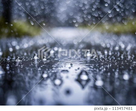 梅雨・雨降りの季節のイメージ画像 113457481
