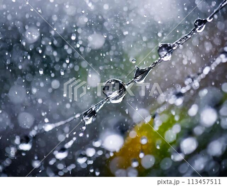 梅雨・雨降りの季節のイメージ画像 113457511