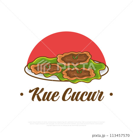Kue Cucur Illustration, Traditional Snack from Southeast Asia, Including Indonesia. Kue Cucur or Khanom Fak Bua Vector Illustration Kue Cucur Illustration, Traditional Snack from Southeast Asia, Including Indonesia. Kue Cucur or Khanom Fak Bua Vector Illustration 113457570