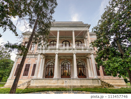 Ottoman Beykoz Mecidiye Pavilion, a present to Sultan Abdulmecid from Mohamed Ali, Governor of Egypt, Istanbul, Turkey 113457746