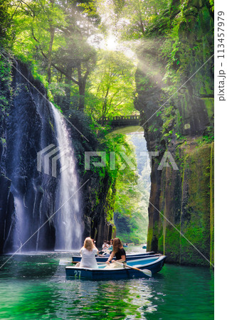 高千穂 高千穂峡 真名井の滝 宮崎 高千穂 高千穂峡 真名井の滝 宮崎 113457979