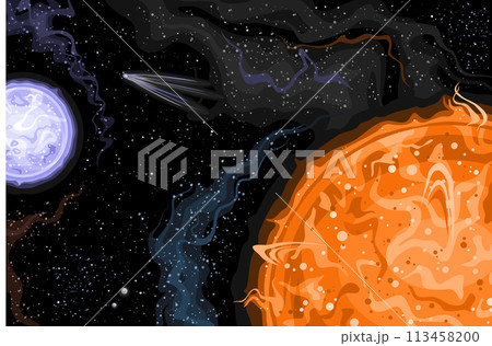 Vector Fantasy Space Card 113458200