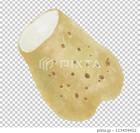 Watercolor illustration of yam 113459452