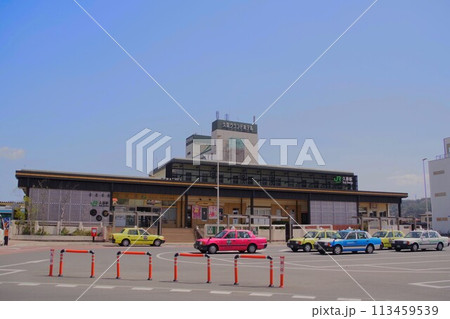 岩手の駅 JR久慈駅 駅舎全景 岩手の駅 JR久慈駅 駅舎全景 113459539