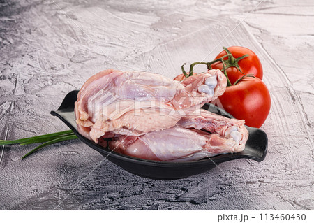 Raw turkey shoulder wing for cooking 113460430