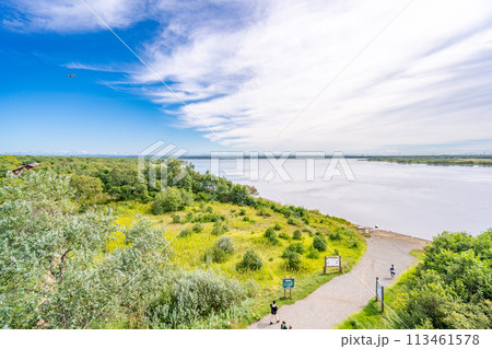 道の駅ウトナイ湖　展望台からの風景 113461578