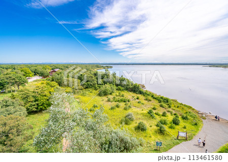 道の駅ウトナイ湖　展望台からの風景 113461580