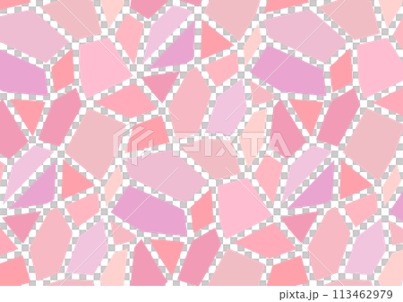 Mosaic pattern pink - Stock Illustration [113462979] - PIXTA