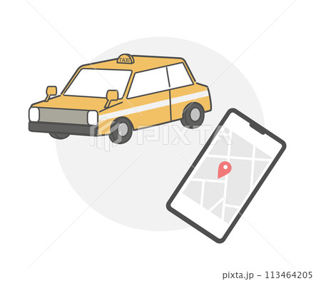 タクシー配車アプリのイメージ 113464205