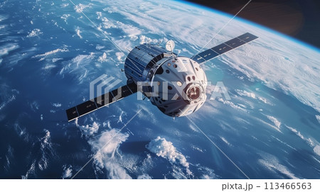 Space Station Emerges From Earths Core 113466563
