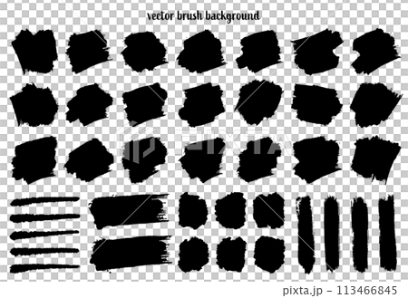 Brush design material written with a brush 113466845