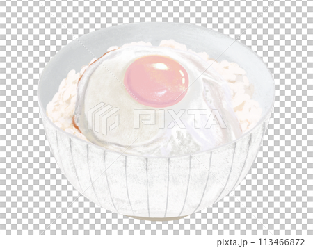 Fried egg yakitori 113466872