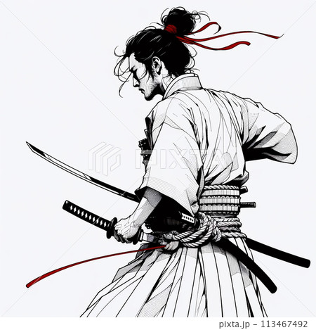 侍のイラスト素材 [113467492] - PIXTA