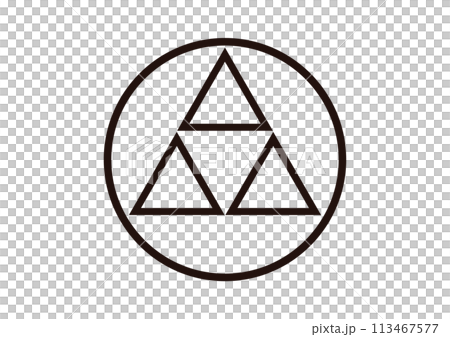 糸輪に陰三つ鱗 113467577